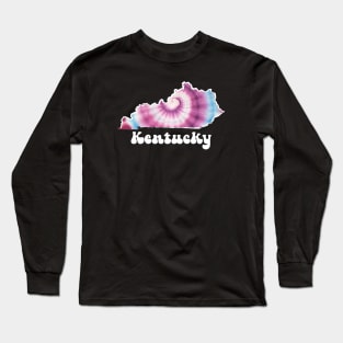 Kentucky Tie Dye Long Sleeve T-Shirt